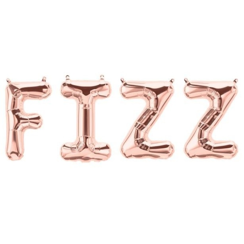 Rose gold Fizz foil balloon 86cm