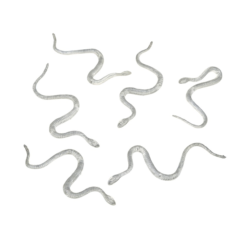 6 glow in the dark snakes
