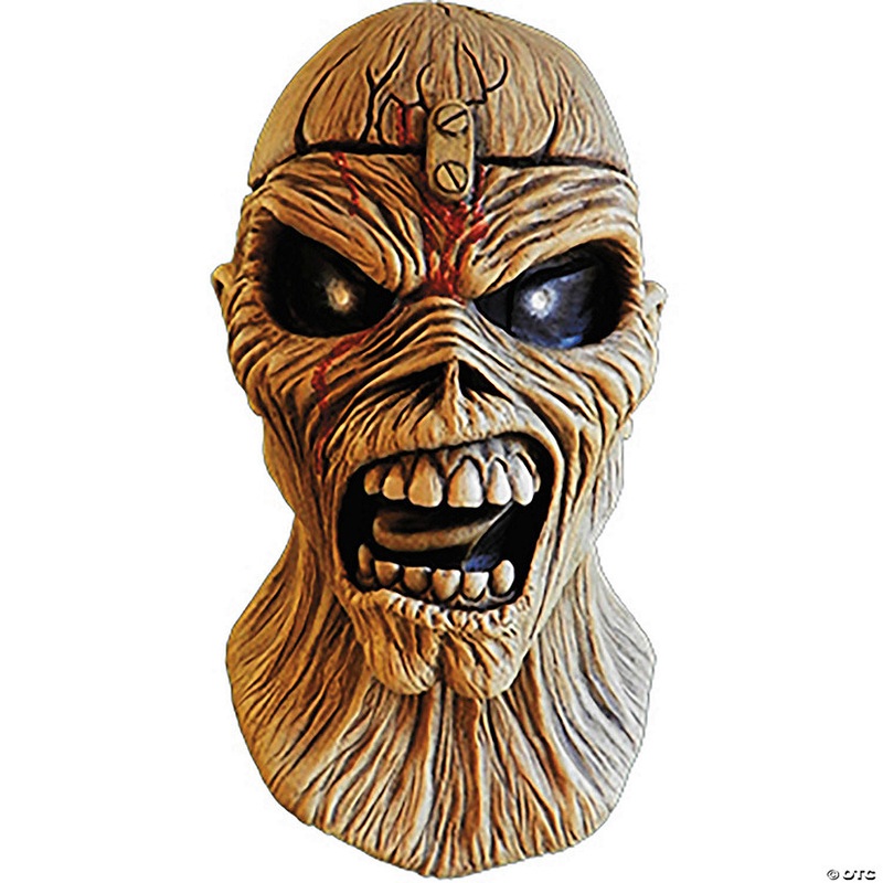 Adults Iron Maiden Piece Of Mind Eddie Overhead Latex Mask – One Size