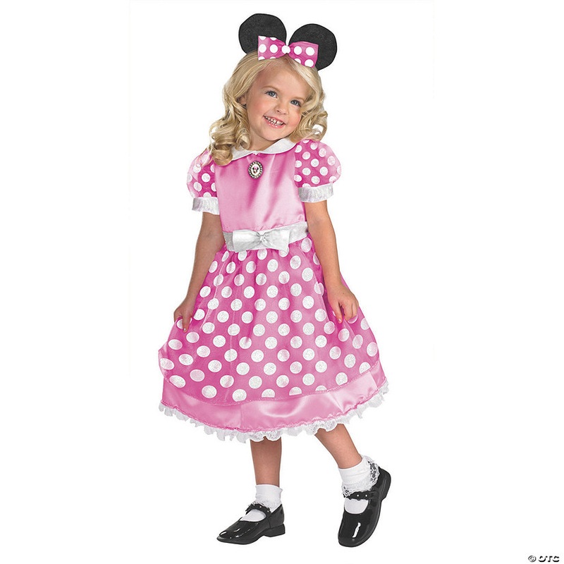 Girls Pink Mickey Mouse Clubhouse Minnie Mouse Costume