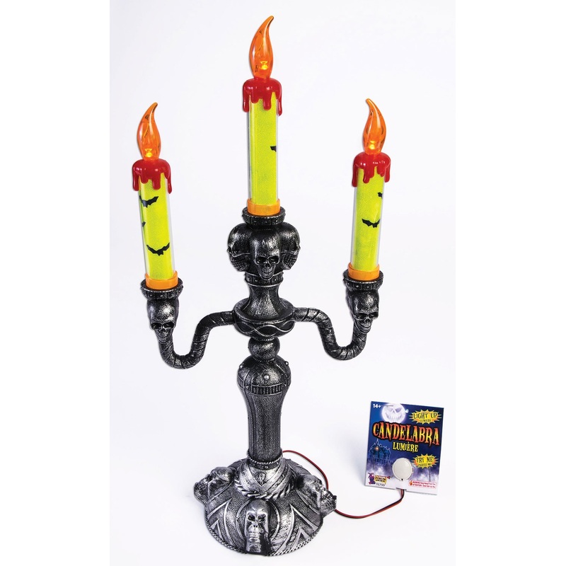 Candlestick in antique look Halloween decoration
