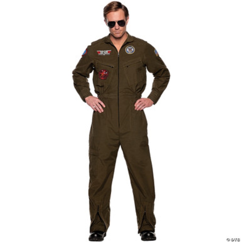 Navy Top Gun Men Pilot Jumpsuit Standard