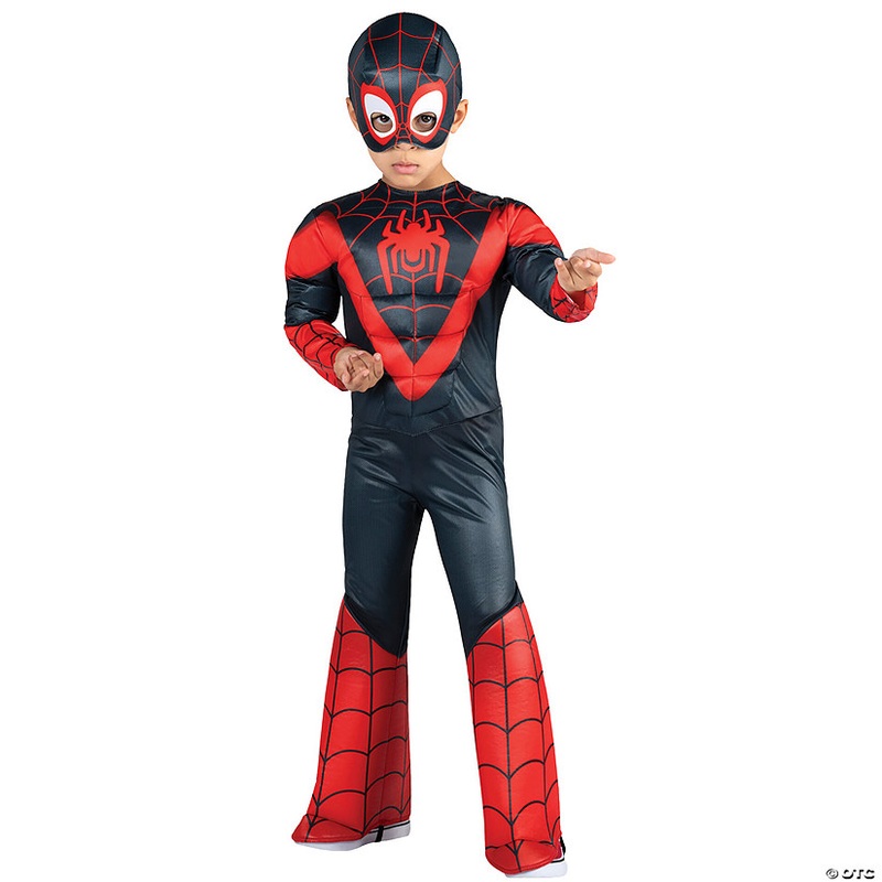 Toddler’s Spider-Man: Into the Spider-Verse Miles Morales Spidey Costume – Medium 3T-4T