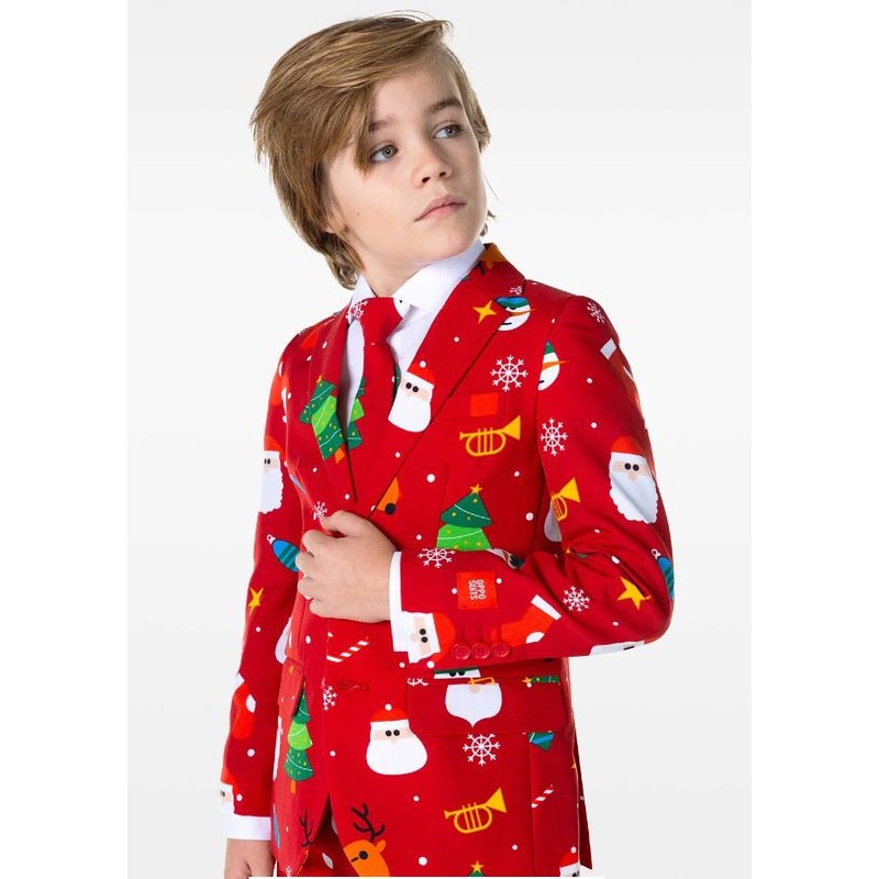 Winter Festivity Red OppoSuit – Kids