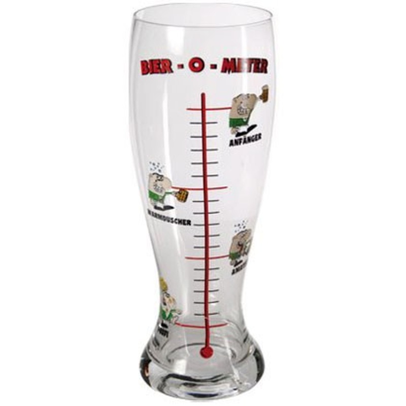 Beer-O-meter beer glass 1.2 liters 29cm