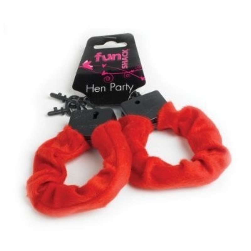 Furry Handcuffs – Red