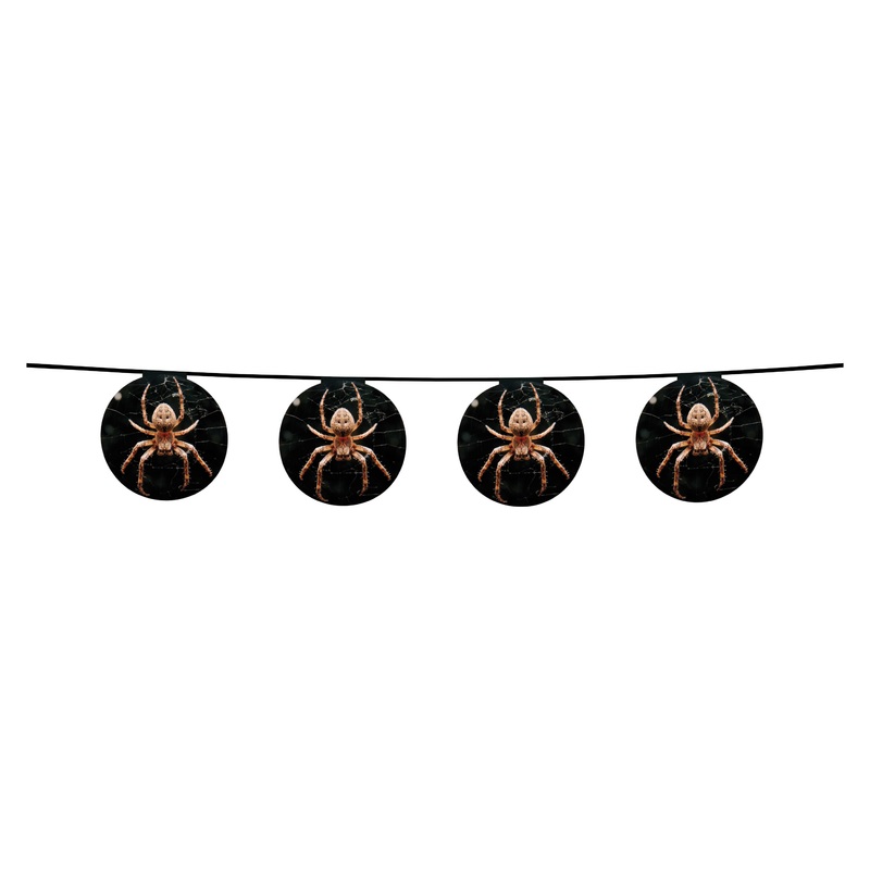 Spider Terror Halloween Pennant Chain