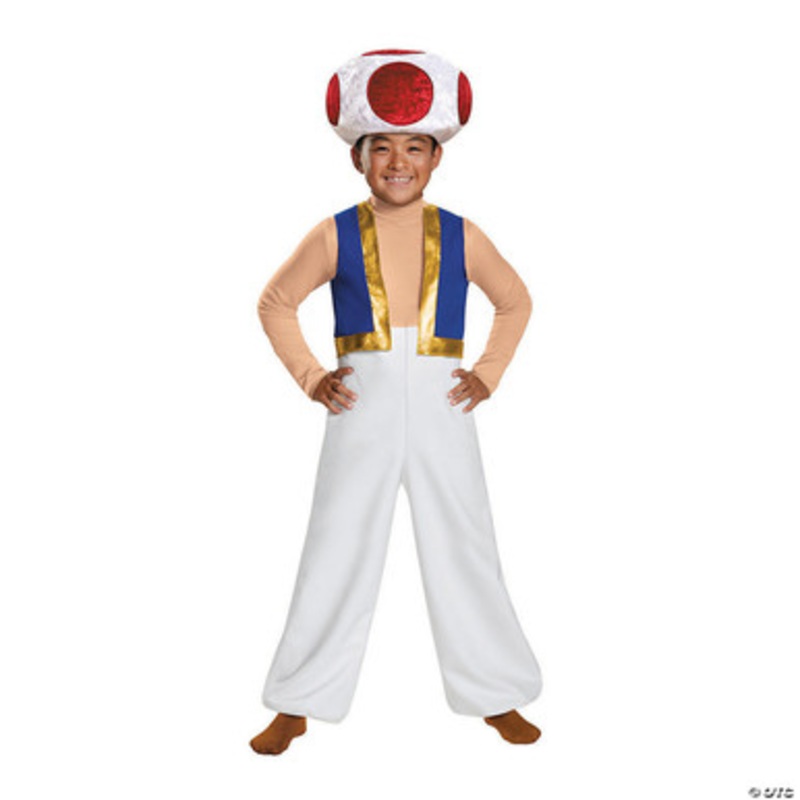 Super Mario Bros. Toad Deluxe Costume Child  Small