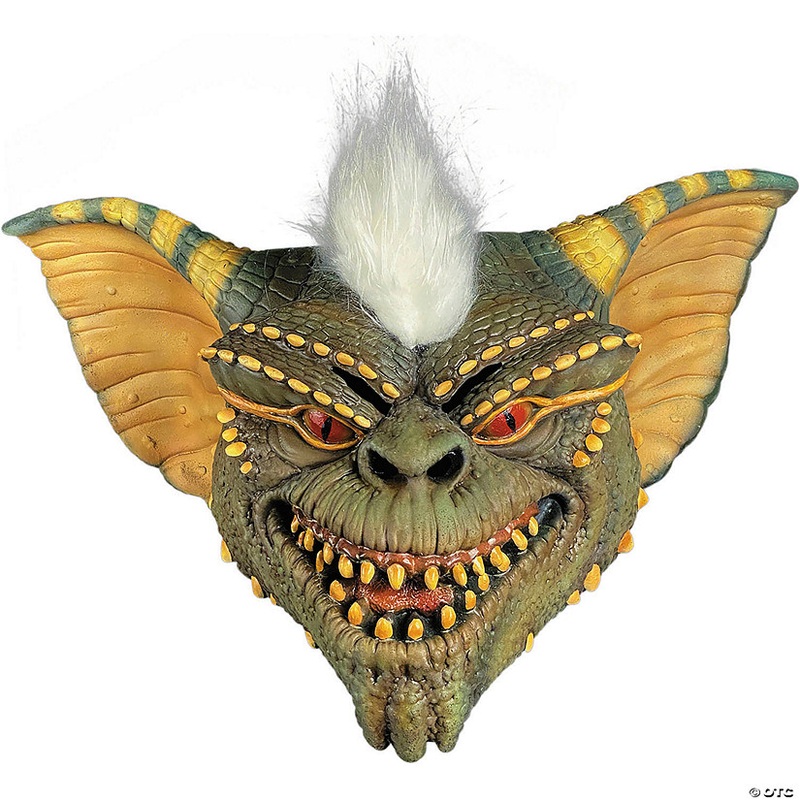 Adults Gremlins Stripe Overhead Latex Mask – One Size