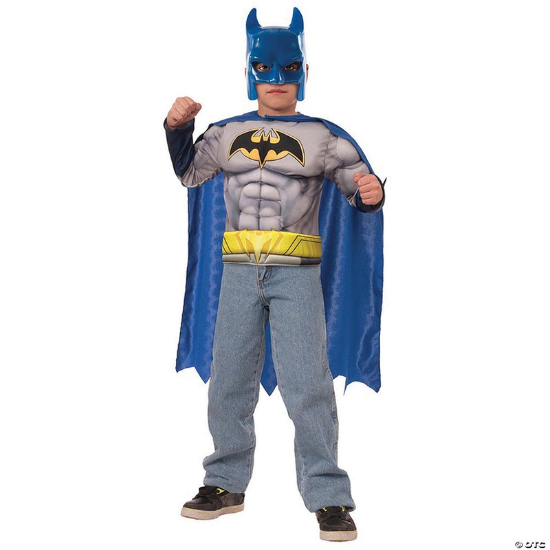 Boy’s Muscle Chest Batman Costume – Small