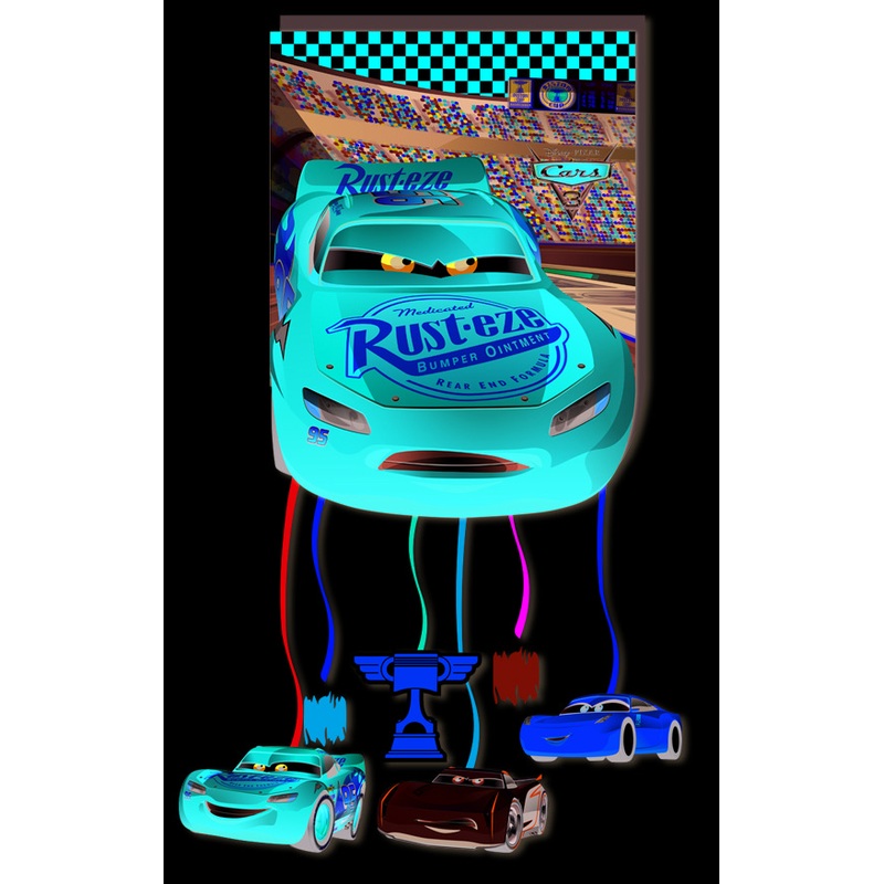 Cars 3 Evolution Train Pinata 28cm
