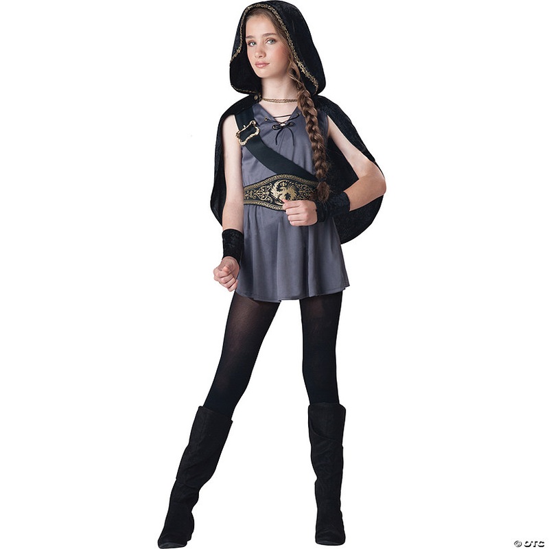 Girl’s Hooded Huntress Costume