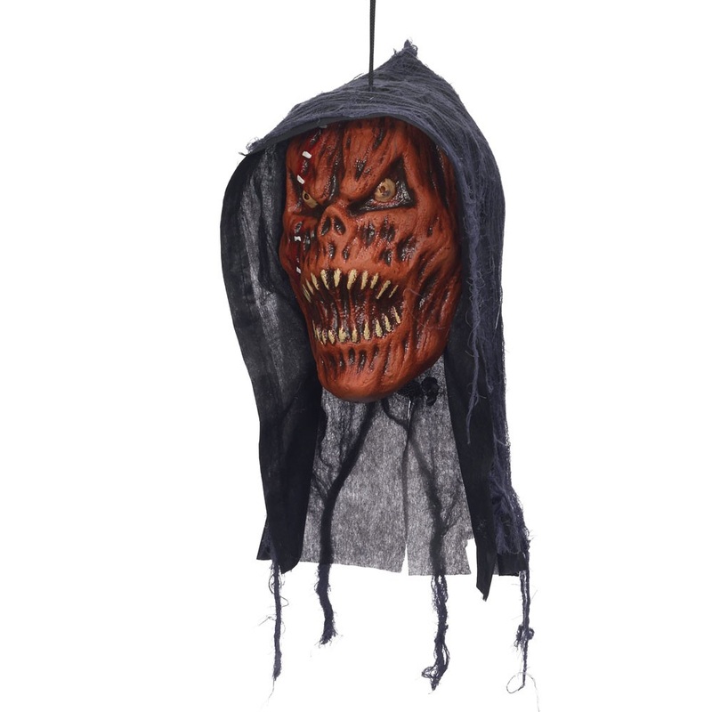 Hanging zombie head
