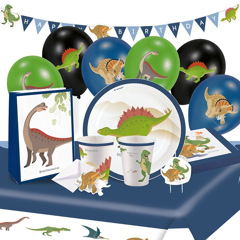Party set Happy Dinosaur 61 pieces