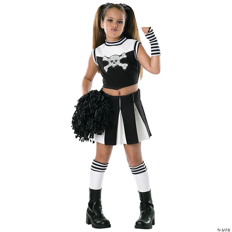 Girls Bad Spirit Cheerleader Costume