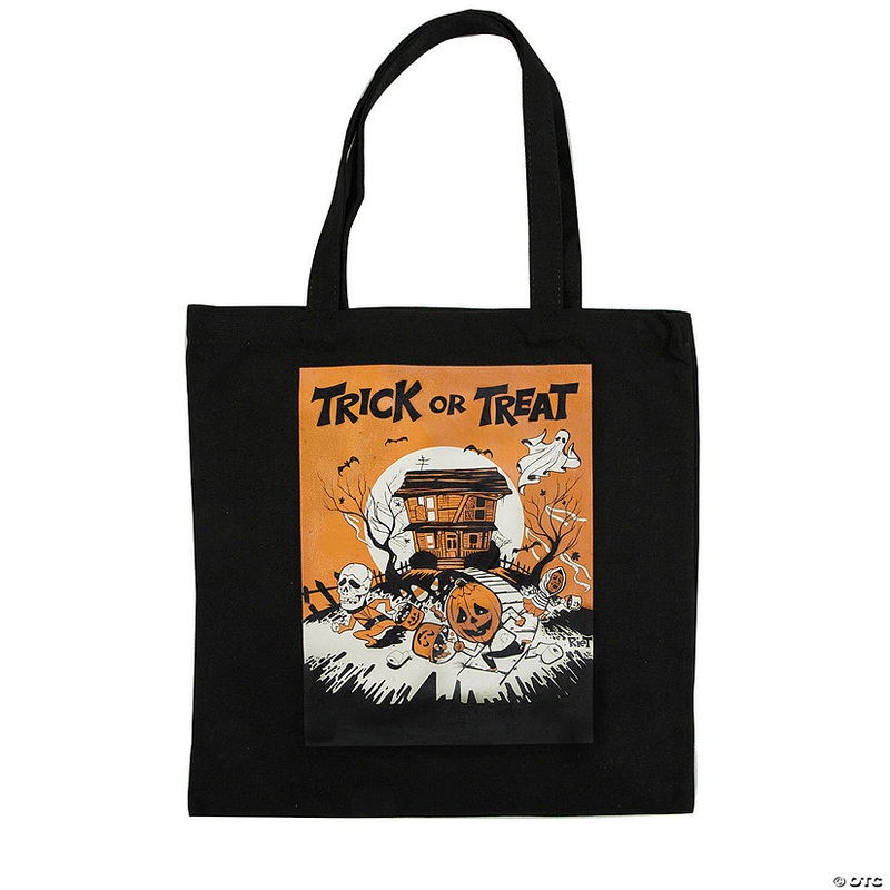Halloween Trick-or-Treat Bag – The Wicked Three – Ghost, Skull & Jack-o’-Lantern