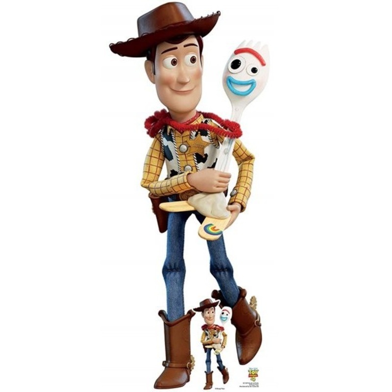 Toy Story 4 – Woody & Forky cardboard display 1.64m
