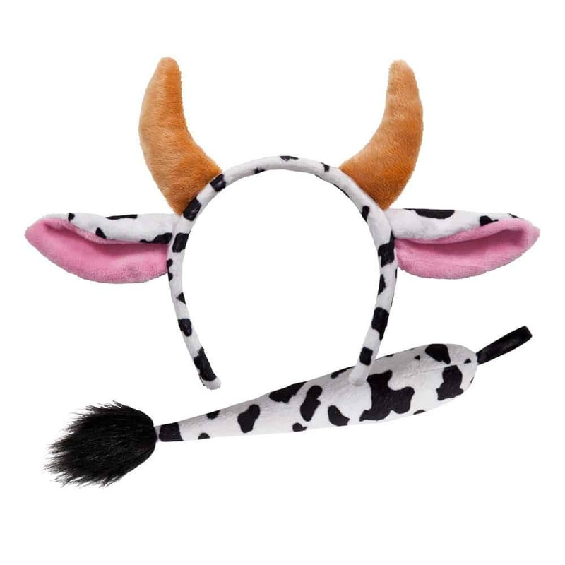 Animal Ears & Tail Set – Cow