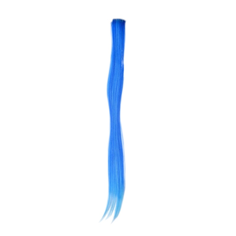 1 Clip-In Extension Strand Straight 45 cm Blue-Light Blue Mix YZF-P1S18-TF2517TTF2513B