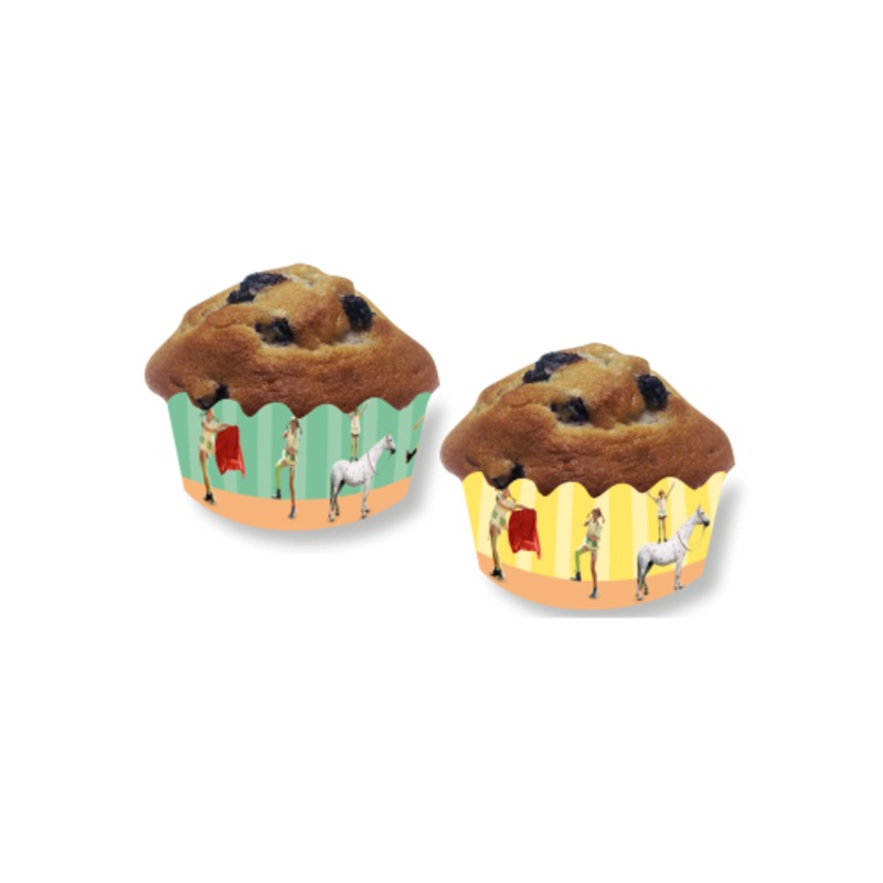 12 Pippi Longstocking muffin cups