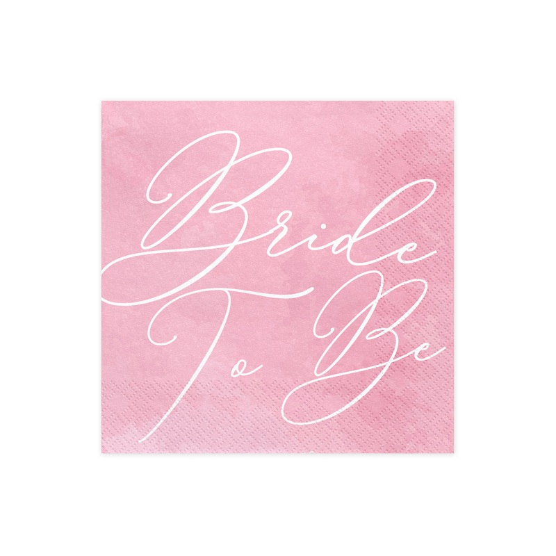 20 Team Bride napkins 33cm