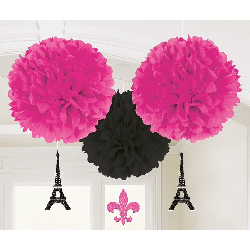 3 day in Paris pompoms 40cm
