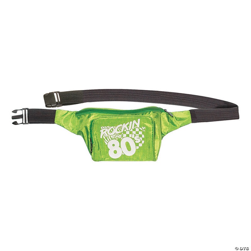 Adults Green 80’s Fanny Pack