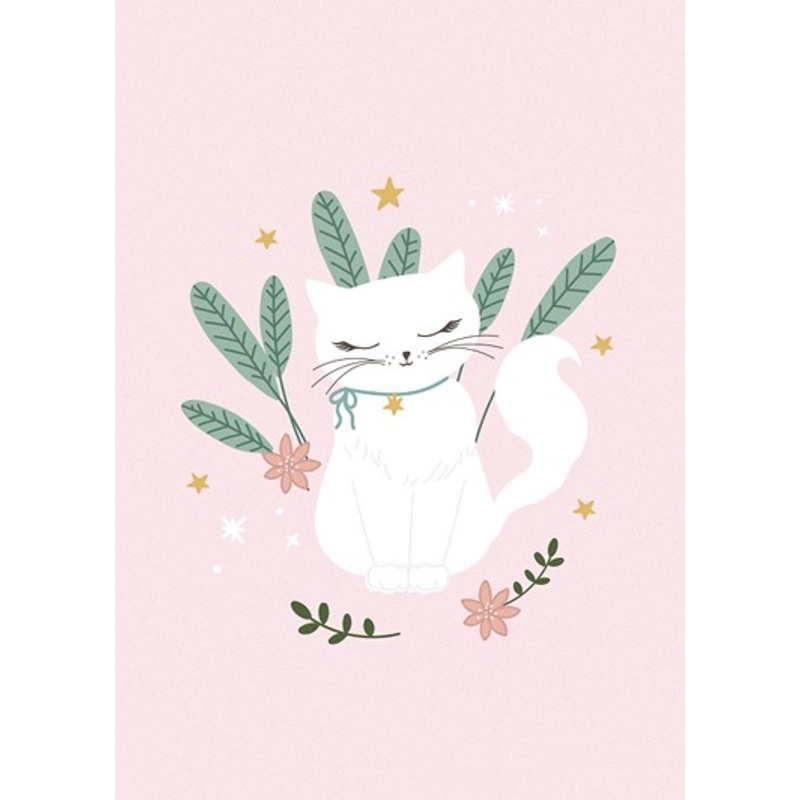 1 mini notebook to colour in cats