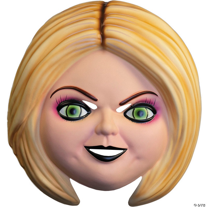 Adults Kids Play Tiffany Valentine Vacuform Plastic Mask – One Size
