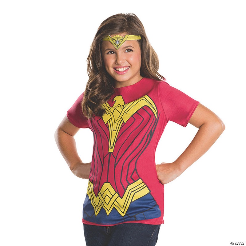 Girls Batman v Superman: Dawn of Justice Wonder Woman Costume Top