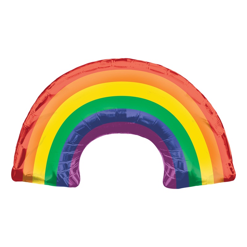 Rainbow Super Shape Foil Balloons – 34