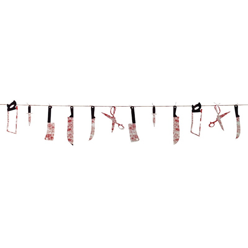 Bloody Hell slaughter tools garland 2.3m
