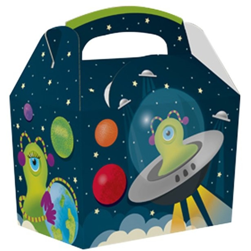 Compostable alien gift box 15cm