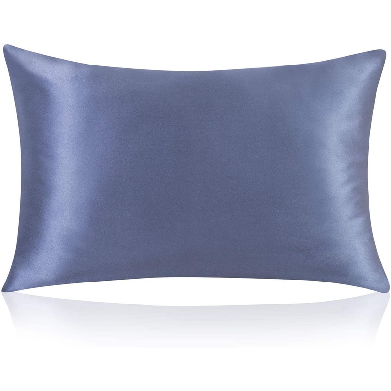 Mulberry Silk Pillowcase for Hair and Skin, with Hidden Zipper, 1pctaupe