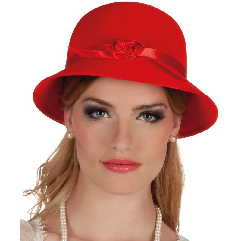 Red Isabella 1920’s Charleston hat