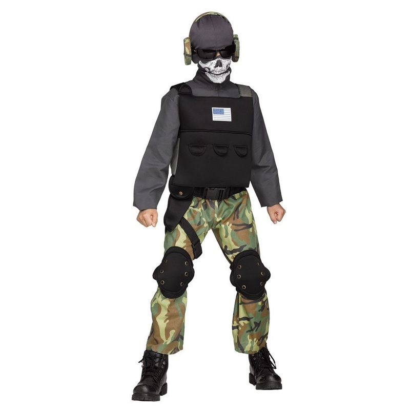 Skull Soldier Costume – Teen