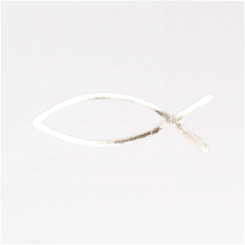 20 napkins Golden Fish 33cm