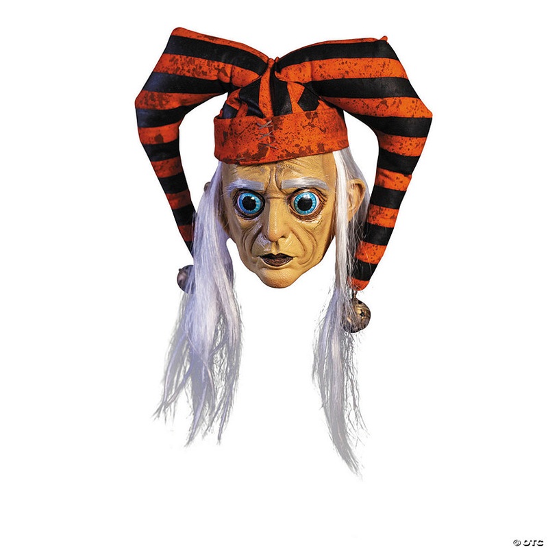 Adults The Terror of Hallows Eve Sad Trickster Latex Mask – One Size