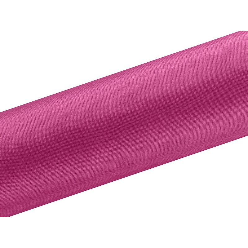 Satin fabric Eloise fuchsia 9m x 16cm