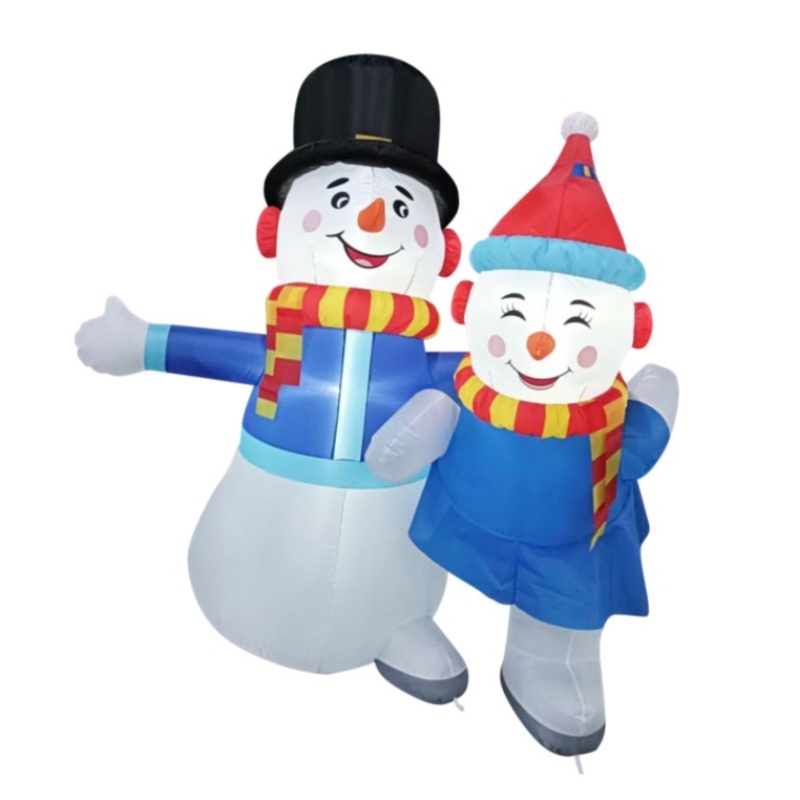 5FT Christmas Outdoor Inflatable Decoration Holiday Inflatable for Yard Garden Snowman