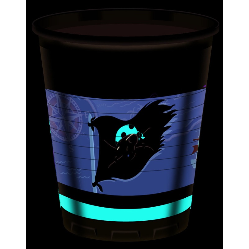 8 adventure pirate cups 200ml