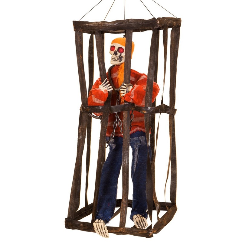 Moving prisoner in a cage with sound 73cm