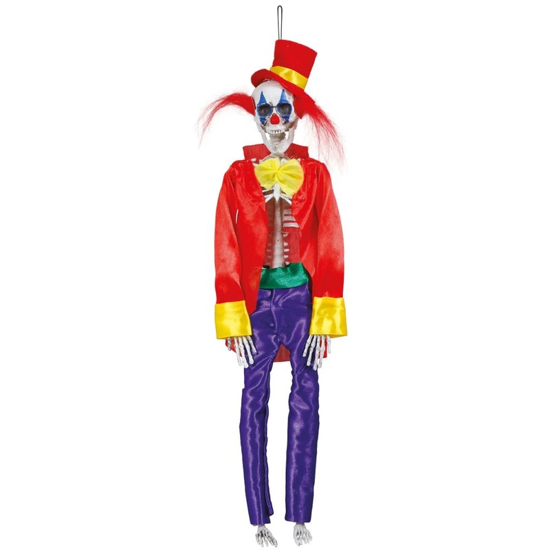 Hanging horror clown decoration figure 40cm