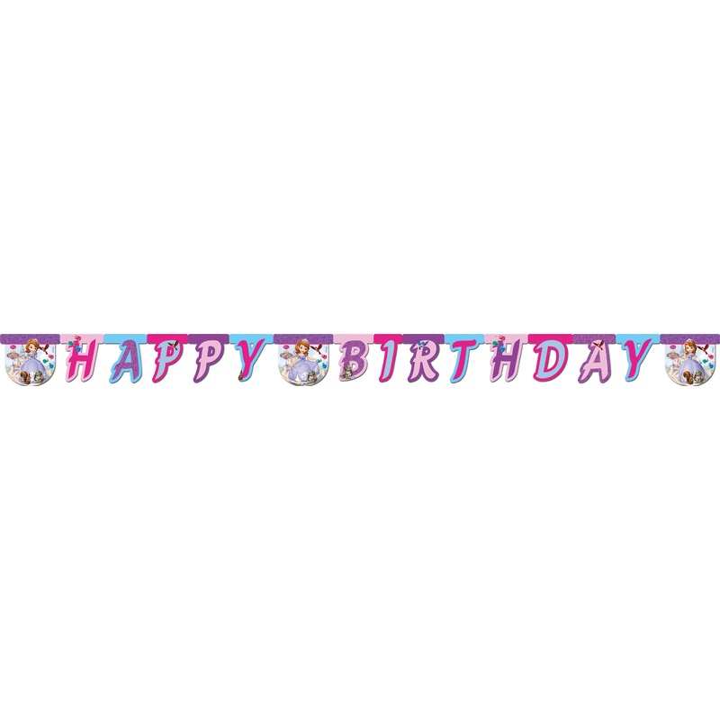 Sofia The First Mystic Isles Happy Birthday Garland 190 cm