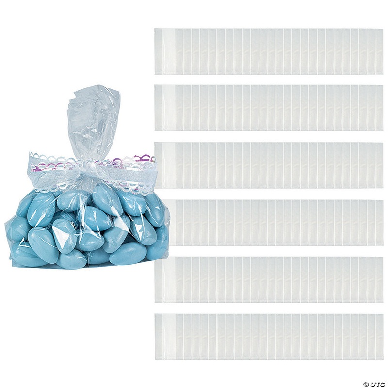 4 x 5 1/2 Bulk 150 Pc. Small Clear Cellophane Gift Bags