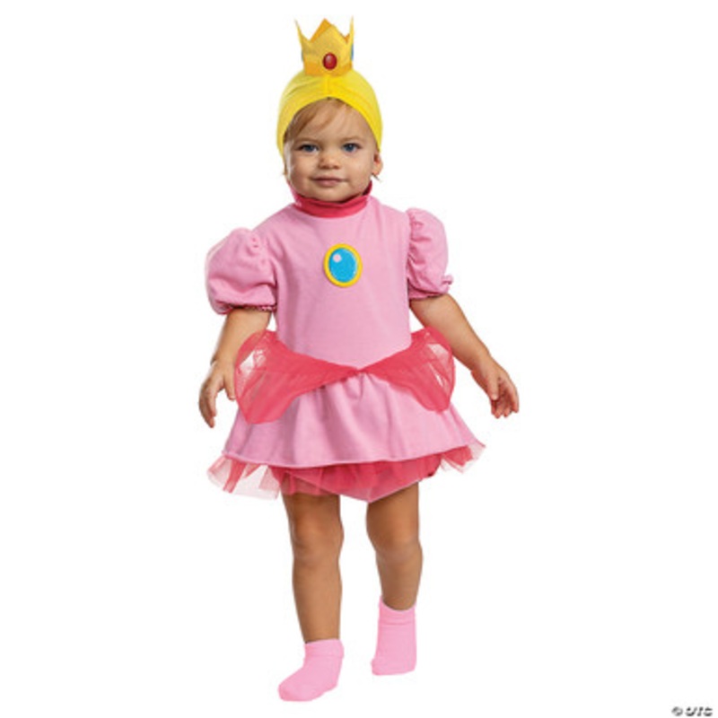 Baby Posh Super Mario Bros. Princess Peach Costume 6-12 months