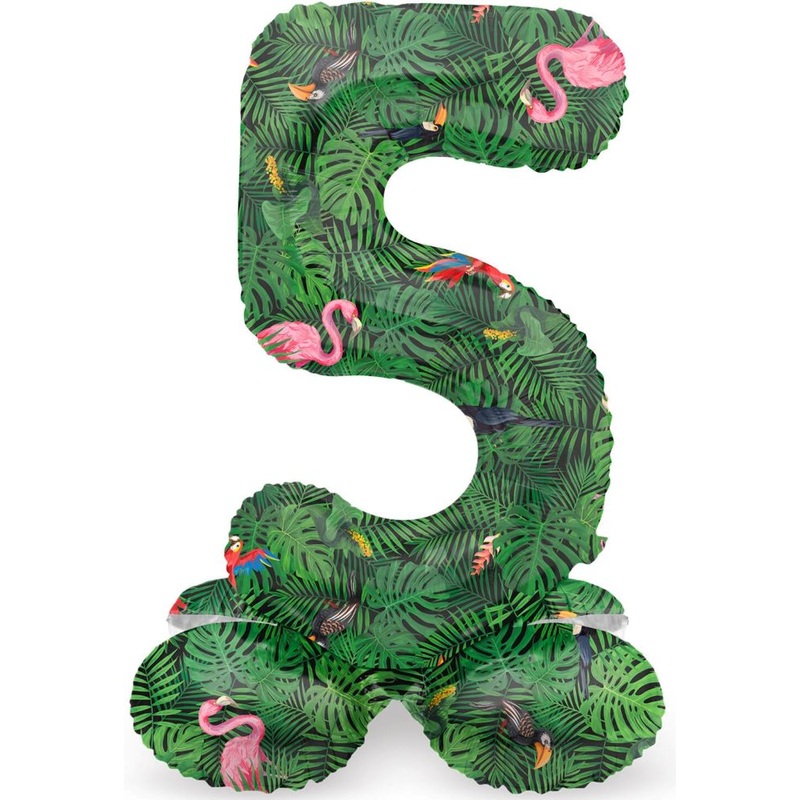 Standing Number 0 Balloon Jungle 72cm