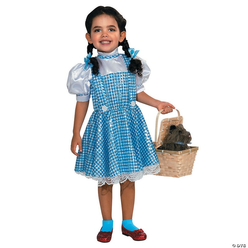Girls Sequin The Wizard of Oz Dorothy Costume