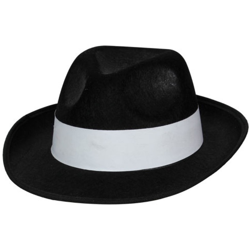 Mafia boss hat black