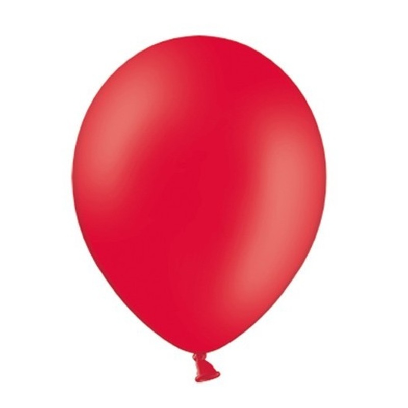 50 party star balloons red 27cm